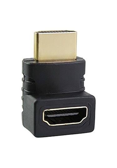 Hdmı Dirsek Adaptörü Hdmi L Çevirici Uzatma Dönüştürücü 270 Derece