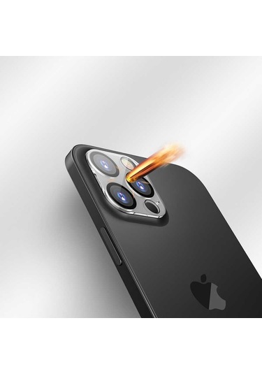 Noktaks - iPhone Uyumlu 13 Pro Max - Kamera Lens Koruyucu Cl-05 - Şeffaf