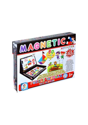 Lc7163 Manyetik Aktiviteler Tangram-Puzzle-Y Tah