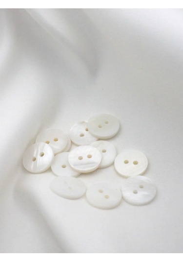 The New Button Doğal Deniz Kabuğu Düğmeler 15 Mm 12 Adet 276352018