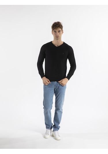 Trussardi Trussardı Erkek Kazak TRRD003637 Siyah