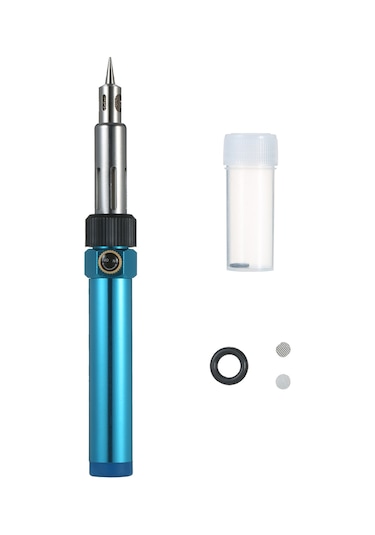 Yuntech01 Mavi Korduzsuz Gazli Uçak 3'ü 1 Arada: Hızlı Isınma, 1300 C Alev & 450 C Uç Sıcaklığı, Taşınabilir Tamir Aleti Gaz Dahil Değil