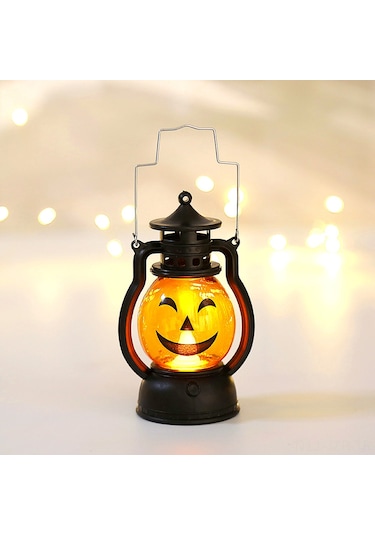 Geeroyoo Halloween Dekorasyon Led Kıvırcık Işığı - Dayanıklı Plastik Balkabak Şekilli, Taşınabilir Kanca Tasarımı, Parti Ve Festivaller İçin Diğer