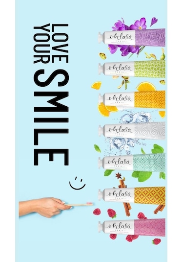 Ohlala Pistachio, Raspberry & Violet Mint Premium Set 3 X 75 Ml Diş Macunu