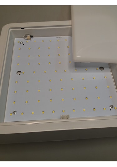 20W Kare Ledli Profonya Armatür Beyaz