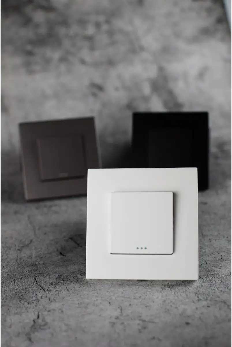 Vo'stabl Aydınlatmasız Beyaz Tek Tuşlu Işık Anahtarı 154082610