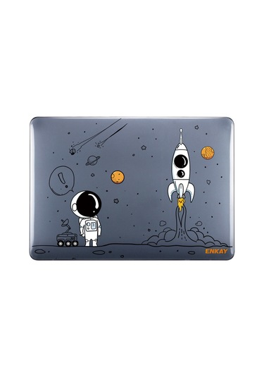 Enkay Macbook Pro 16" Desenli Tasarım Koruyucu Laptop Kılıfı Astronot No.1