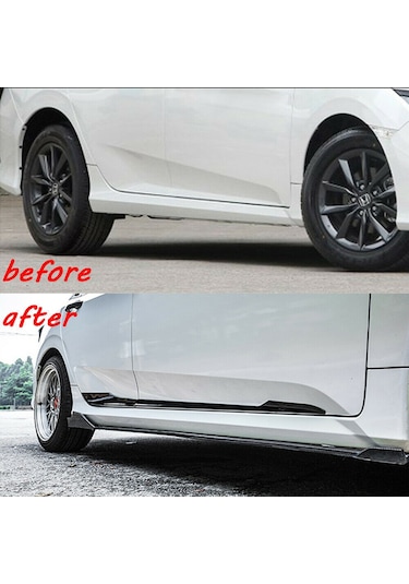 Honda Civic Fc5 Fk7 Yan Kapı Alt Çıtası Parlak Siyah