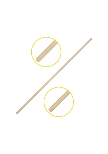 Ahşap Sap Gürgen Vidalı Lüks 120 Cm
