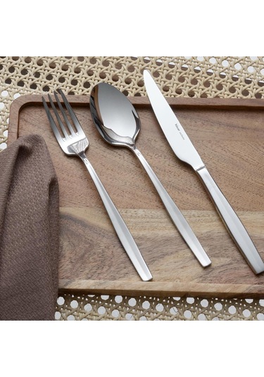 Hisar Didim 24 Parça 6 Kişilik Çatal Kaşık Bıçak Takımı Inox