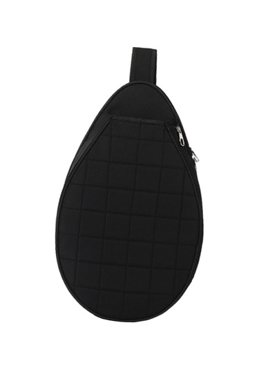 Suntek Tenis Çantası Taşınabilir Raket Taşıma Crossbody Siyah