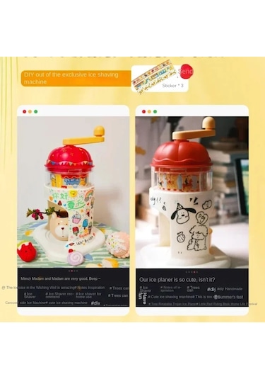 Ev Ve Dış Mekan Kullanımı İçin Mini El Kranklı Buz Kırıcı