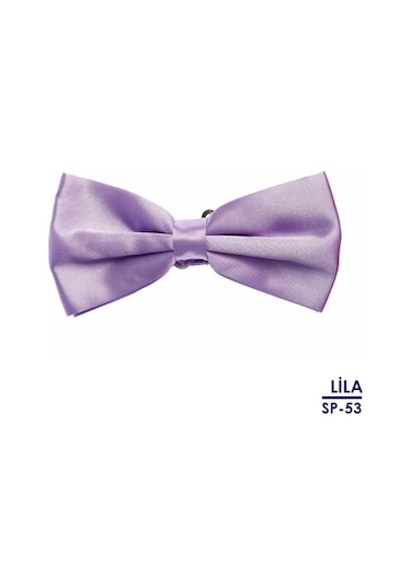 18 Renk X Düz Renk Saten Papyon - Spv