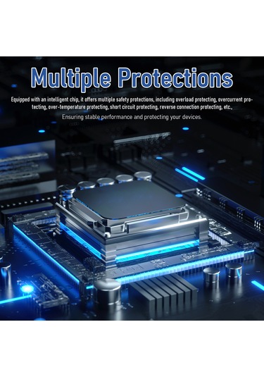 Xiyyadms Hızlı Şarjlı 3 Usb Portlu Araç Çakmaklığı Adaptörü - Qc3.0, Voltaj Göstergeli, Çoklu Koruma