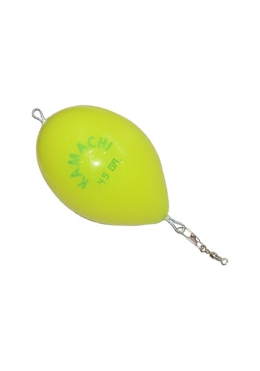 Sarı Plastık Bulrag Şamandıra 45Gr