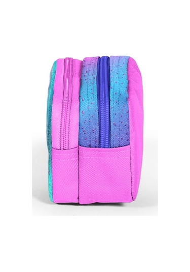 Coral High İki Bölmeli Kız Çocuk Pembe Yeşil Kaplumbağa Kalem Çan