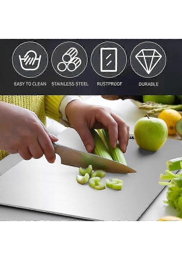 Titanyum Kesme Tahtası Çift Taraflı Titanyum Mutfak Doğrama Tahtası 60x40 Diğer