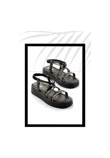 Siyah Kadın Sandalet K05156080409 Siyah