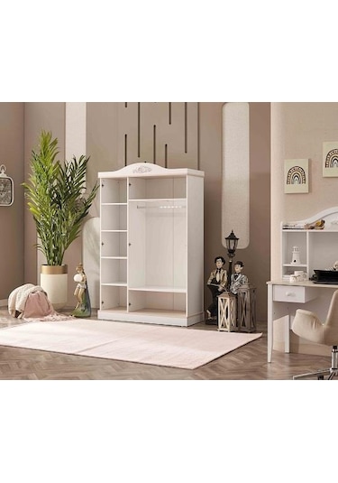 Dolap Urlu Paris 90444 Model Gardırop 3 Ahşap Kapaklı Kalite Malzeme El Yapım