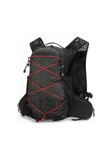 Vanaheimr Hiking Necessities Sırt Çantası Hafif Su Geçirmez Kamp Siyah Siyah