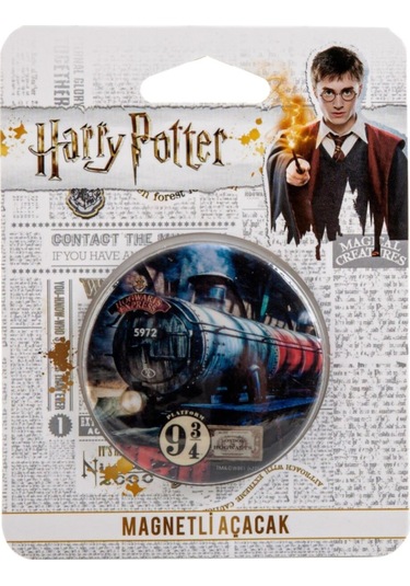 Kapak Açacağı Magnetli Harry Potter Lisanslı Özel Tasarım Mavi