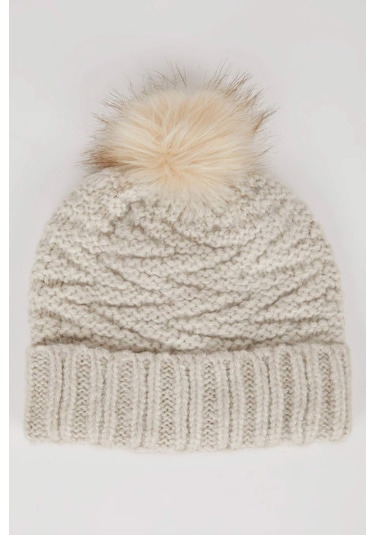 DeFacto Kadın Ponponlu Bere Y1089AZ24WNBG106