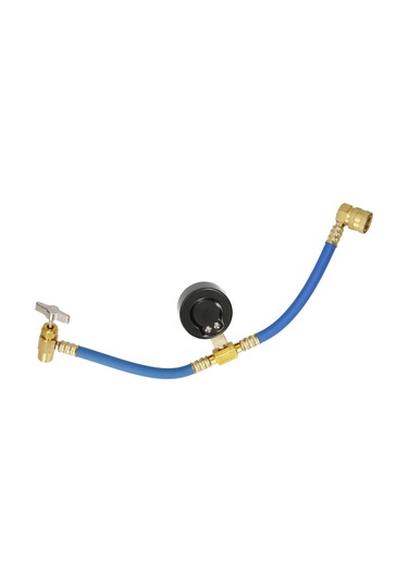 Kosona Otomotiv Klima Soğutucu Basınç Ölçer, Güvenlik Valfli Metal+gümüş Hortum, Soğutucu Dolum Testi, 0-250psı Aralığı