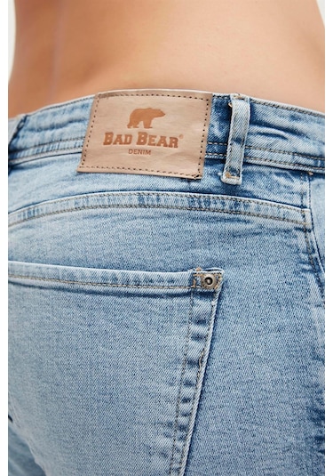 Bad Bear Palermo Erkek Jeans-3797 Ice Blue Buz Mavi