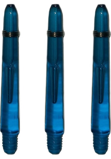 5 Set 15 Adet 48mm Mavi Polikarbon Şeffaf Dart Shaft-şaft.