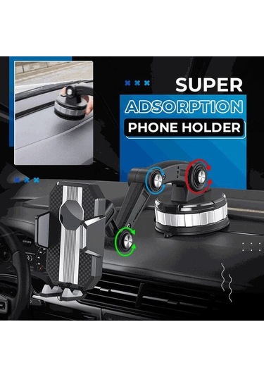 Schloss, Sucker-ständer, Gps-halter İle 360 Derece Handy-autotelefonhalter-halterung, Mobil Telefon İçin Mobil Halterung