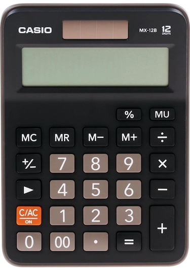 Casio MX-12B 12 Hane Masaüstü Hesap Makinesi