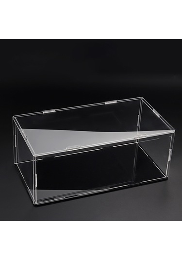 Anjiexun 1:24 Pres Döküm Oyuncak Araba İçin 1 Şeffaf Dolap 25,5x12,5x10 Cm Diğer