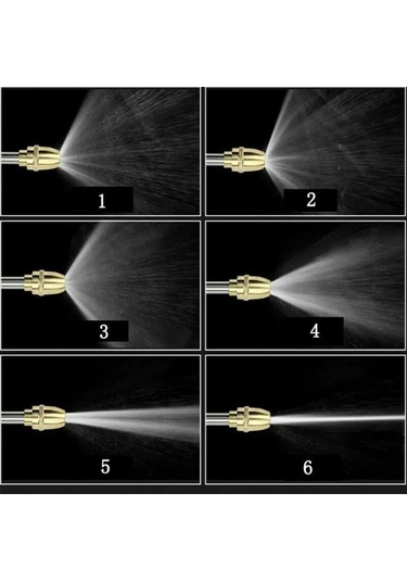 Techtic Metal Yüksek Basınçlı Köpük Hazneli Su Tabancası
