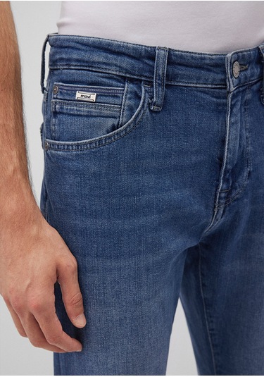 Mavi - Martin Premium Blue Gölgeli Koyu Mavi Jean Pantolon 0037888221 Gece Mavisi