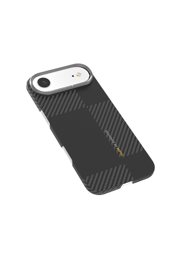 Iphone Uyumlu 17 Air Kılıf M-safeli 600d Metal Kamera Çerçeveli Raptic Aramid Fiber Geotik Serisi Siyah