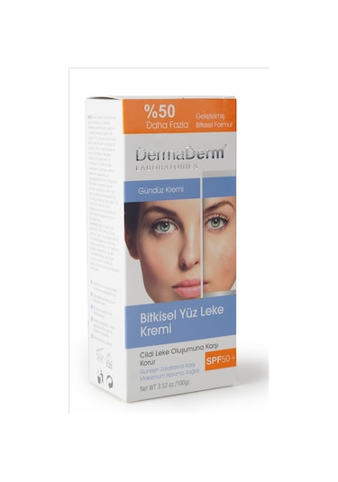 Dermaderm Gündüz Bitkisel Leke Giderici&Cilt Beyazlatıcı Krem 100