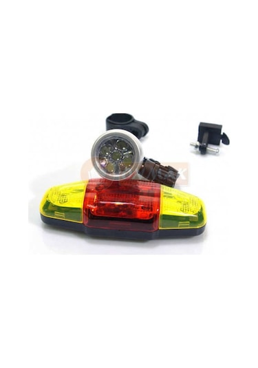 Belderia Bisiklet Lambası Feneri Ön Far Arka Stop Sinyali Çok Renkli