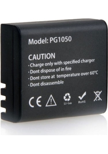 Eken H9 H9R W9 Yedek Batarya 3.7V 1050 Mah Pil