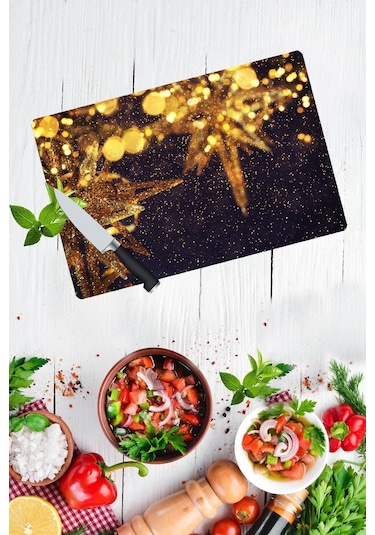 Kutlama Cam Kesme Tahtası - Cam Kesme Tablası 30 Cm X 40 Cm