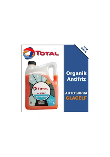 Total Kırmızı Glacelf Auto Supra 3Lt Kırmızı Ant