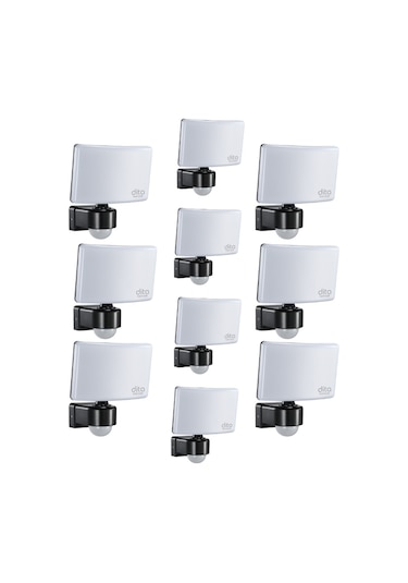 10 Adet Dita Pr130nw 30w 4000k Günışığı 2200 Lümen Sensörlü Led Projektör
