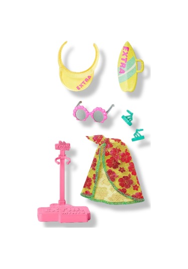 Extra Fly Minis Seyahat Bebeği Mayolu Ve Plaj Görünümü Aksesuarları İle Yaz Temalı Bebek 14 Cm Hgp62