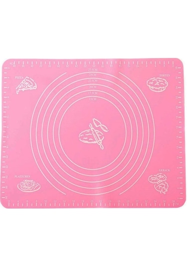 Silikon Hamur Açma Matı Ölçekli 40X50 Cm.