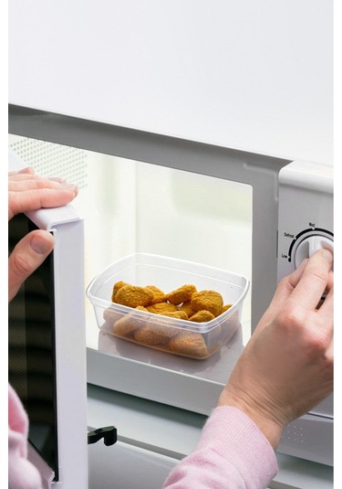 Nandy Home 4'lü Set Easybox Mikrodalga Ve Difrizde Kullanılabilen Saklama Kabı Seti Krem