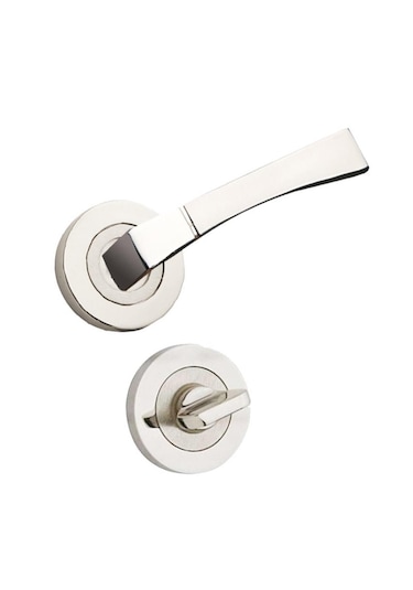 Hira Babil Nikel Saten Rozetli Kapı Kolu Alüminyum (444859582)