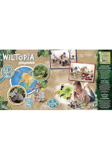 Playmobil Wiltopia Hayvan Kurtarma Aracı - 71011