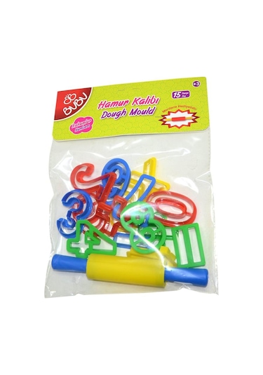 Bubu00046 Bubu Rakam Oyun Hamuru Kalıbı 15 Parça