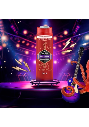 Old Spice Rockstar Erkek Duş Jeli ve Şampuan 400 ML