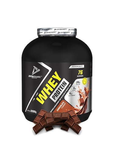 Dynamic Whey Protein Tozu - 2280 G - 76 Servis - Sindirim Enzimli