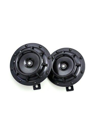 12v 115db 435/335hz Demir Çift Tonlu Arabalar, Motosikletler İçin 125mm Siyah Elektrikli Klöşe 2 Adet